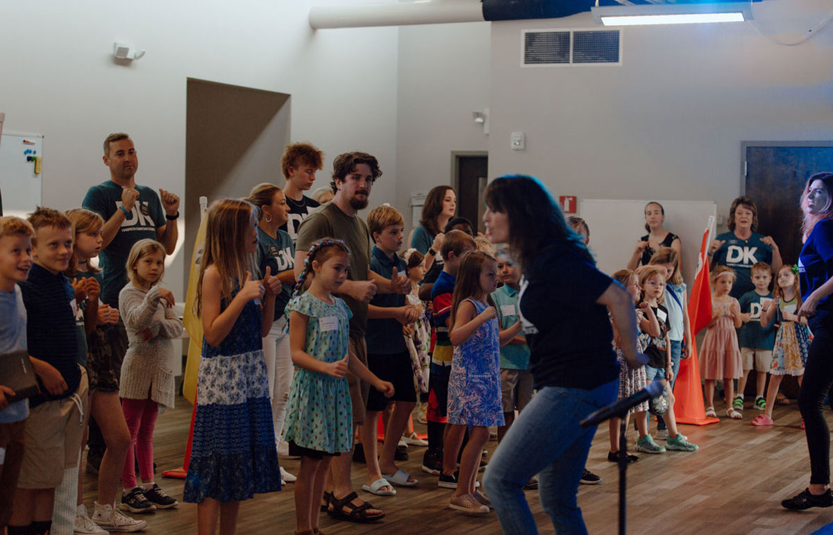 Ministry leader dancing with kids thumbnail